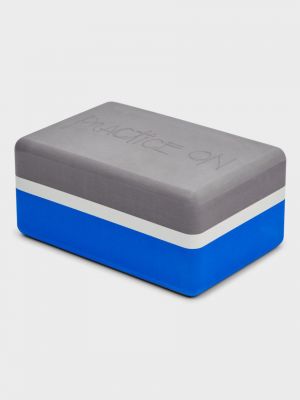 Manduka Recycled Foam Yoga Block - Be Bold Blue